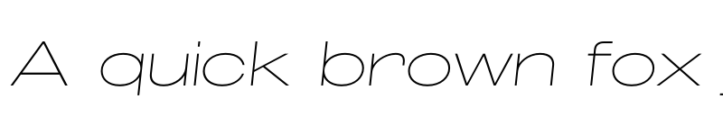 Preview of FONTSPRING DEMO - Grillmaster Expanded Thin Italic font