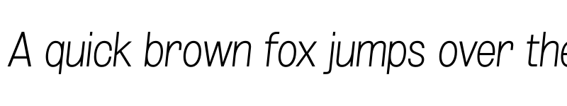 Preview of FONTSPRING DEMO - Grillmaster ExtLt Italic font