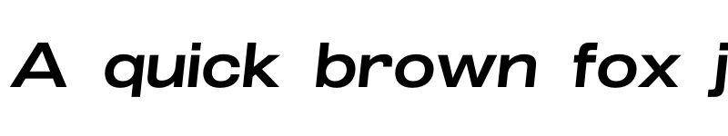 Preview of FONTSPRING DEMO - Grillmaster ExtWide Bold Italic font