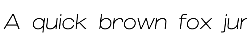 Preview of FONTSPRING DEMO - Grillmaster ExtWide ExtLt Italic font