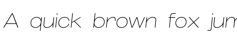 Preview of FONTSPRING DEMO - Grillmaster ExtWide Thin Italic font