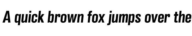 Preview of FONTSPRING DEMO - Grillmaster Narrow Bold Italic font