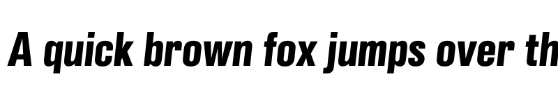 Preview of FONTSPRING DEMO - Grillmaster Narrow ExtBd Italic font