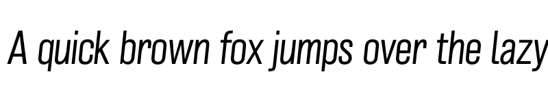 Preview of FONTSPRING DEMO - Grillmaster Narrow Light Italic font