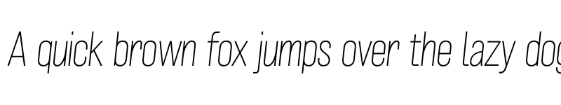 Preview of FONTSPRING DEMO - Grillmaster Narrow Thin Italic font