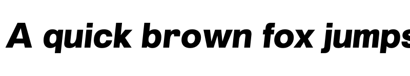 Preview of FONTSPRING DEMO - Grillmaster SemiWide Black Italic font