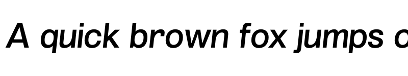 Preview of FONTSPRING DEMO - Grillmaster SemiWide Med Italic font