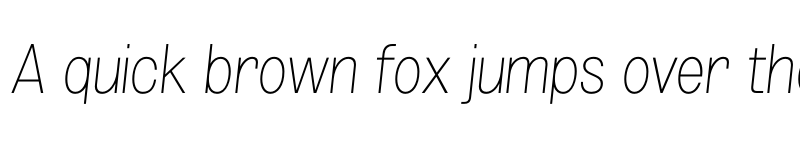 Preview of FONTSPRING DEMO - Grillmaster Thin Italic font