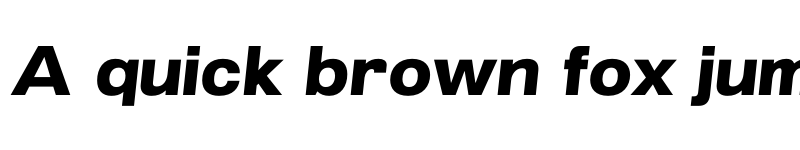 Preview of FONTSPRING DEMO - Grillmaster Wide Black Italic font