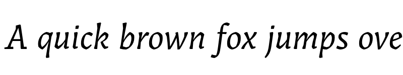 Preview of FONTSPRING DEMO - Grimmig Italic font