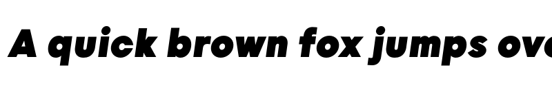 Preview of FONTSPRING DEMO - Grold ExtraBlack Italic font