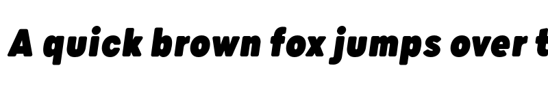 Preview of FONTSPRING DEMO - Grold Rounded Slim ExtraBlack Italic font