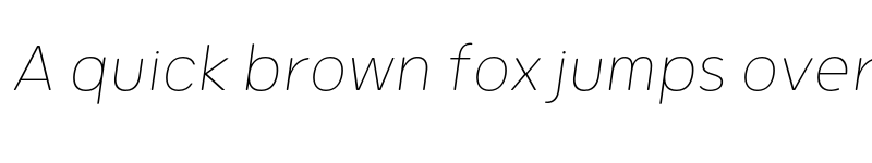 Preview of FONTSPRING DEMO - Grold Rounded Slim Thin Italic font