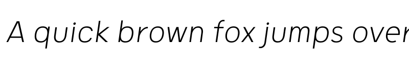 Preview of FONTSPRING DEMO - Grold Slim ExtraLight Italic font