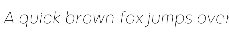 Preview of FONTSPRING DEMO - Grold Slim Thin Italic font