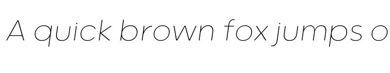 Preview of FONTSPRING DEMO - Grold Thin Italic font