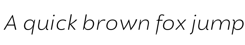 Preview of FONTSPRING DEMO - Grosen ExtLt Italic font