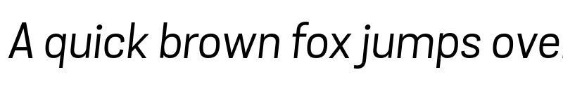 Preview of FONTSPRING DEMO - Grota Sans Alt Italic font