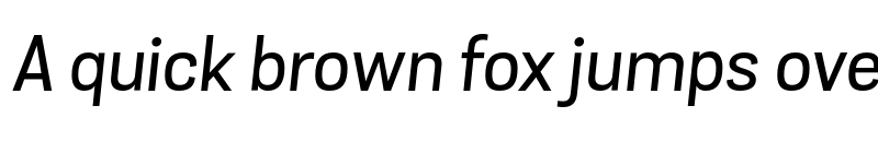 Preview of FONTSPRING DEMO - Grota Sans Alt Medium Medium Italic font