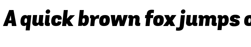 Preview of FONTSPRING DEMO - Grota Sans Black Black Italic font