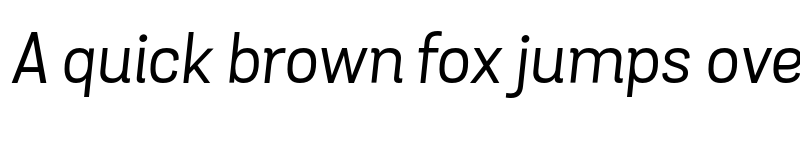 Preview of FONTSPRING DEMO - Grota Sans Italic font