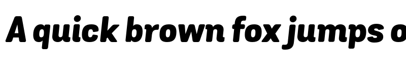 Preview of FONTSPRING DEMO - Grota Sans Rd Heavy Italic font