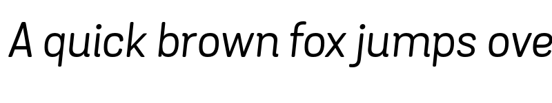 Preview of FONTSPRING DEMO - Grota Sans Rd Italic font