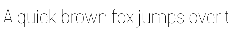 Preview of FONTSPRING DEMO - Grota Sans Thin Thin font