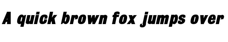 Preview of FONTSPRING DEMO - GrotesqueBoldItalic Bold font