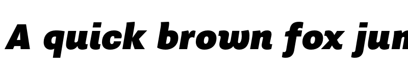 Preview of FONTSPRING DEMO - Guanabara Sans Black Italic font