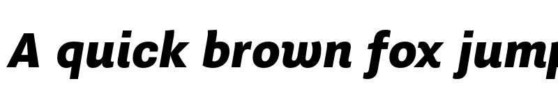 Preview of FONTSPRING DEMO - Guanabara Sans Extra Bold Italic font