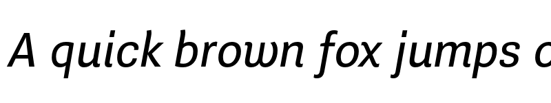 Preview of FONTSPRING DEMO - Guanabara Sans Italic font