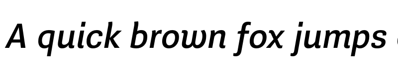 Preview of FONTSPRING DEMO - Guanabara Sans Medium Italic font