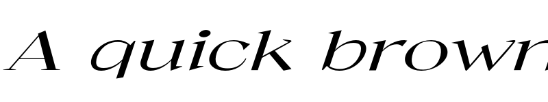 Preview of FONTSPRING DEMO - Guau Light Expanded Italic Regular font