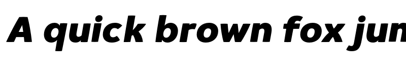 Preview of FONTSPRING DEMO - Habanera Black Italic font