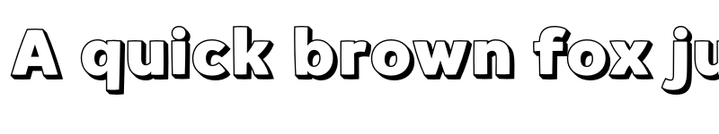 Preview of FONTSPRING DEMO - Habanera Extras 3D Regular font