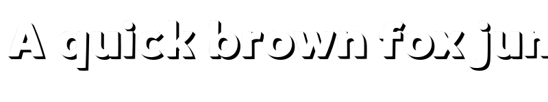 Preview of FONTSPRING DEMO - Habanera Extras Shadow Regular font