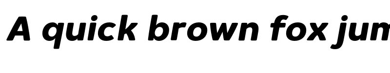 Preview of FONTSPRING DEMO - Habanera Rounded ExtraBold Italic font