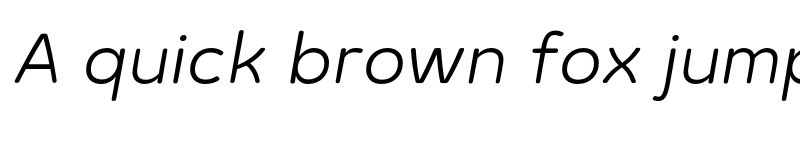 Preview of FONTSPRING DEMO - Habanera Rounded Light Italic font