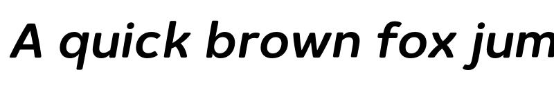 Preview of FONTSPRING DEMO - Habanera Rounded SemiBold Italic font