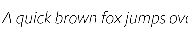 Preview of FONTSPRING DEMO - Halifax ExtraLight Italic font