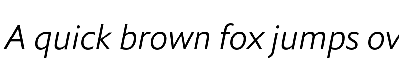 Preview of FONTSPRING DEMO - Halifax Light Italic font