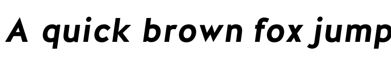 Preview of FONTSPRING DEMO - Halis GR Bold Italic font