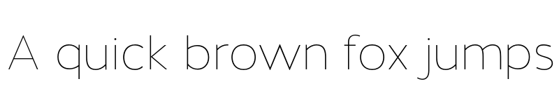 Preview of FONTSPRING DEMO - Halis GR Thin Regular font