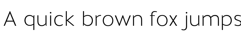 Preview of FONTSPRING DEMO - Halis R ExtraLight Regular font