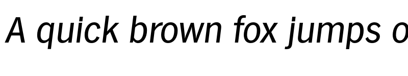 Preview of FONTSPRING DEMO - Hamburg Serial Italic font