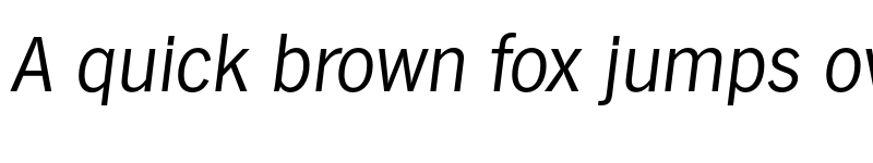 Preview of FONTSPRING DEMO - Hamburg Serial Light Italic font