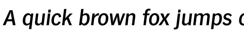 Preview of FONTSPRING DEMO - Hamburg Serial Medium Italic font