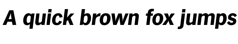 Preview of FONTSPRING DEMO - Hamburg Serial Xbold Italic font