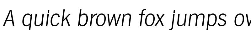 Preview of FONTSPRING DEMO - Hamburg Serial Xlight Italic font